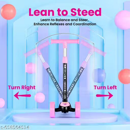 Road runner scooter for kids 🛴 Pink